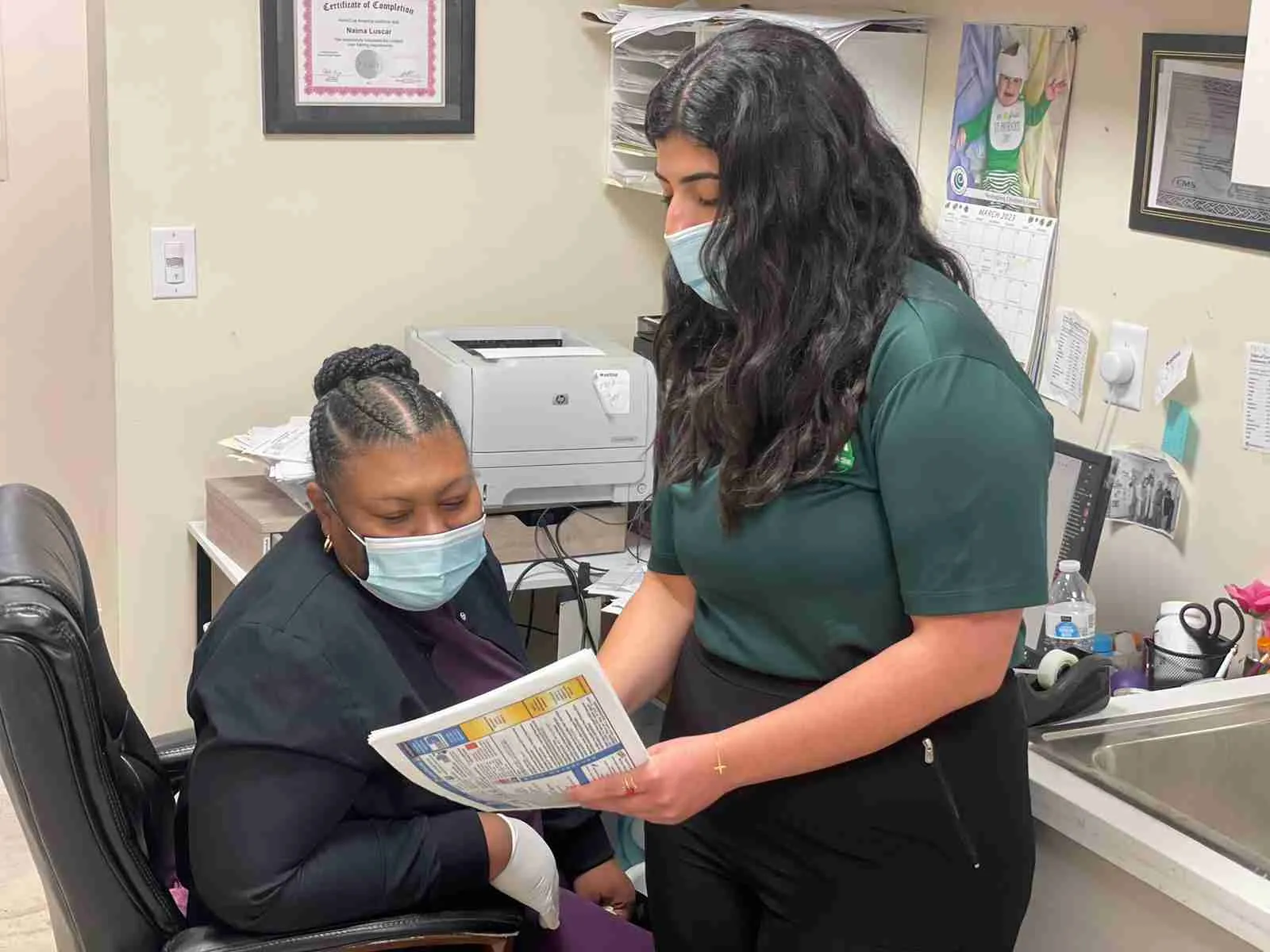 C-HOT student presentation free clinic
