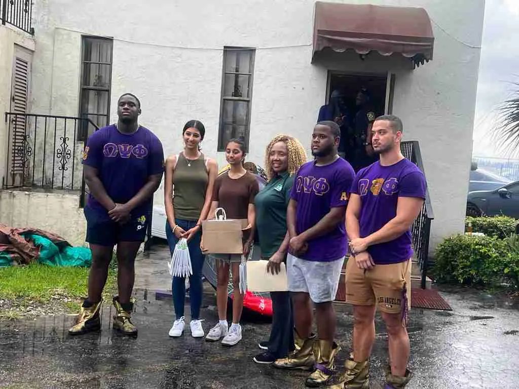 Dr. Rhymes-Johnson w: fraternity
